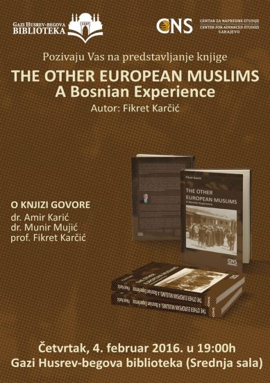 Promocija knjige “The other european muslims: A bosnian experience”