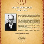 Tribina i izložba “Hazim Šabanović 1916 – 1971”