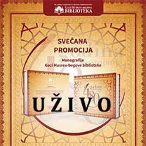 Uživo – Promocija Monografije Gazi Husrev-begove biblioteke – Srijeda, 11.10.2017.