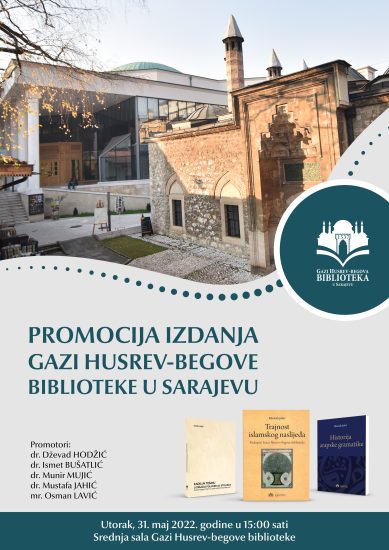 Promocija izdanja Gazi Husrev-begove biblioteke u Sarajevu
