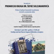 Promocija knjiga dr. Šefke Sulejmanovića u Gazi Husrev-begovoj biblioteci