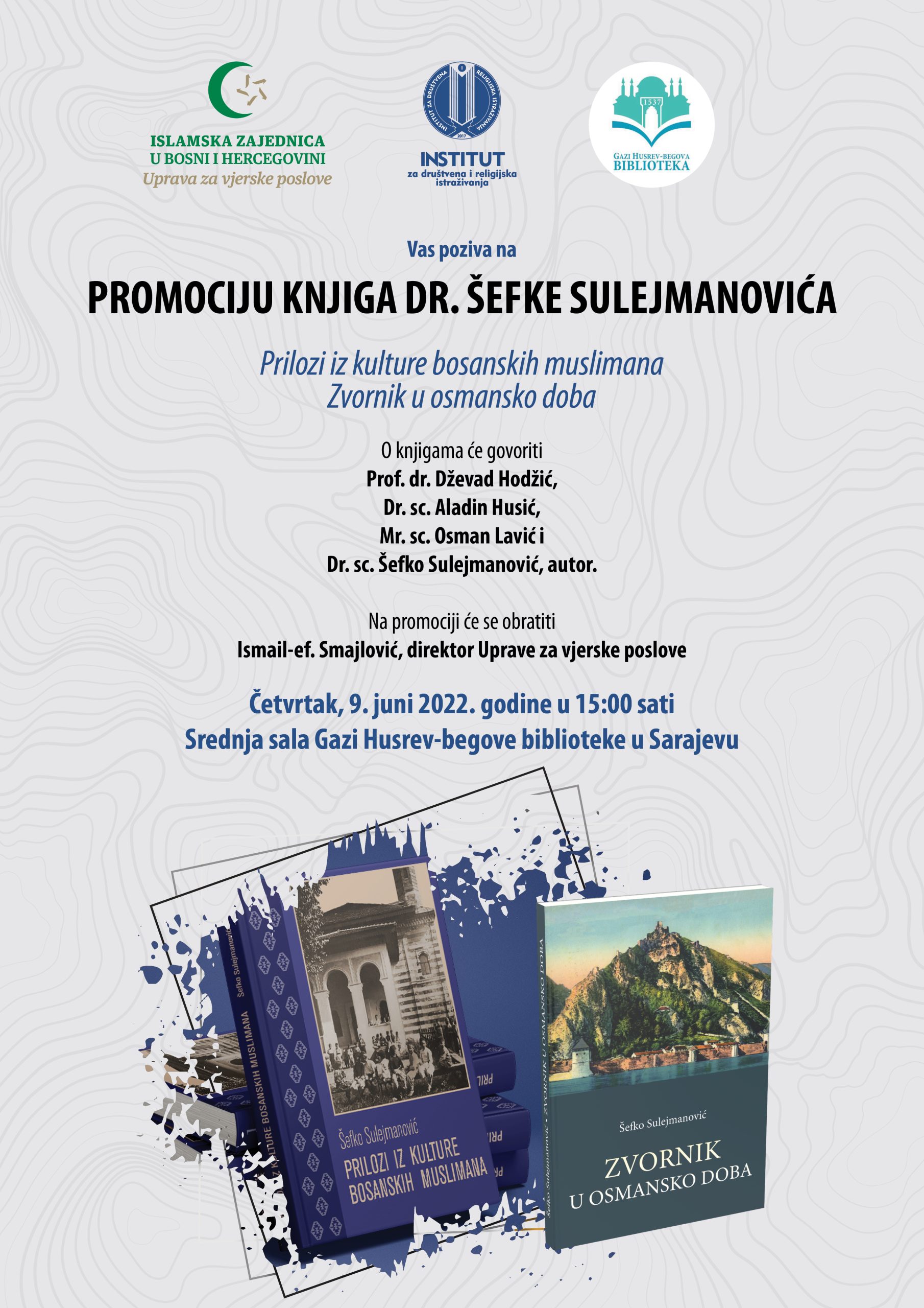Promocija knjiga dr. Šefke Sulejmanovića u Gazi Husrev-begovoj biblioteci