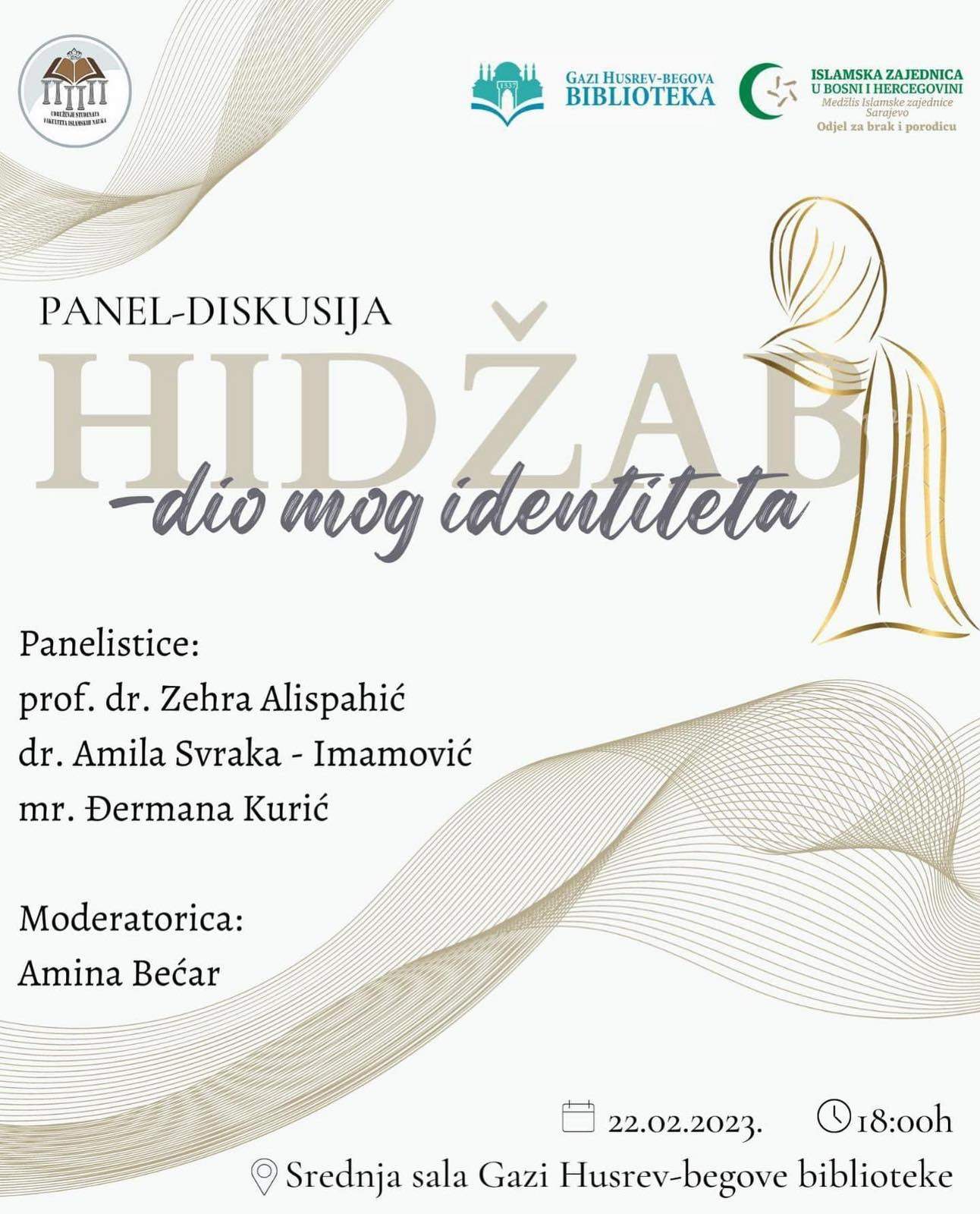 Panel-diskusija “Hidžab – dio mog identiteta” 22. februara