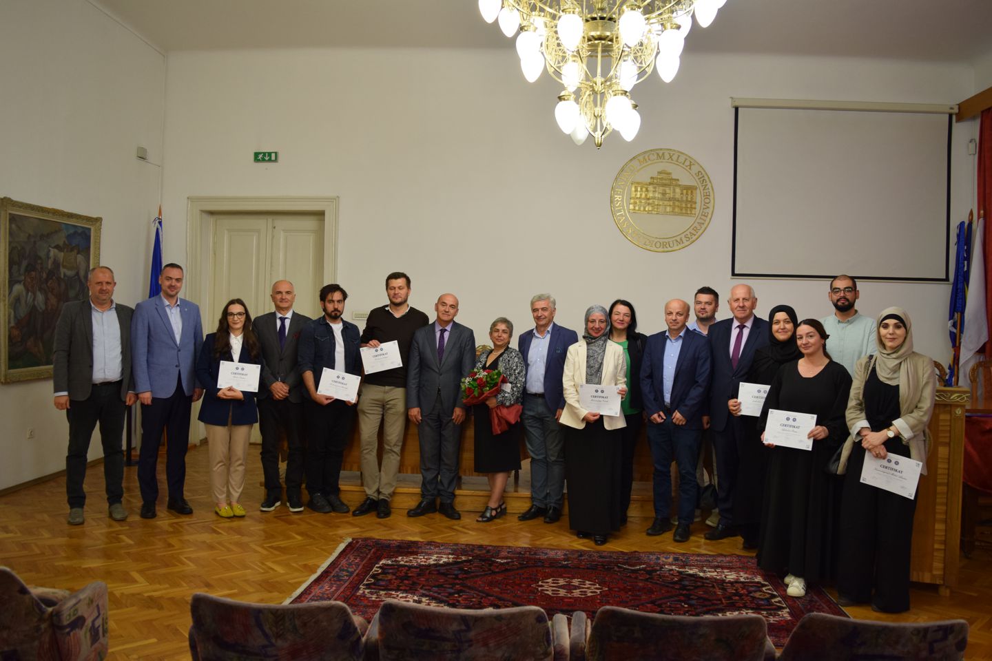 Dodjela certifikata polaznicima specijalizacijskog kursa za čitanje osmanskih dokumenata