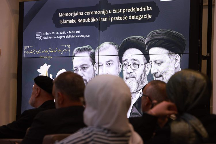 U Sarajevu održana memorijalna ceremonija u čast predsjednika Irana i prateće delegacije