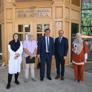 Predstavnici Media Centra IZ u BiH posjetili Biblioteku